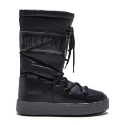 Moon Boot Ltrack High Nylon Wp Śniegowce damskie. Czarne trapery i śniegowce Moon Boot, z nylonu. Za 913.99 zł.