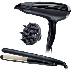 Suszarka do włosów Remington D5215GP zestaw z prostownicą. Suszarki do włosów Remington. Za 233.00 zł.