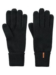 Barts Rękawiczki w kolorze czarnym rozmiar: 8. Czarne rękawiczki Barts, bez wzorów, prążkowane. Za 91.56 zł.