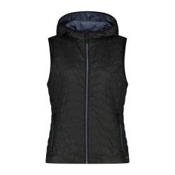 Kamizelka damska turystyczne CMP 35Z5026. Czarne kurtki sportowe CMP, na zimę, l, bez wzorów, bez kaptura, narciarskie. Za 279.99 zł.
