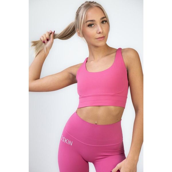 Stanik sportowy na jogę damski Balance pink. Czerwone bielizna sportowa 2SkIN, s, bez wzorów. Za 169.00 zł.