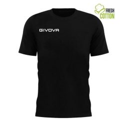 Koszulka Givova Fresh bawełniana czarna 2XL. Czarne bluzki Givova, m, bez wzorów, z bawełny, sportowe, bez kołnierzyka, bez ramiączek. Za 52.75 zł.