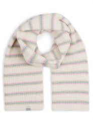 Ragwear Szalik - Fluky Stripes Kobiety Sztuczne włókno beżowy|biały, ONE SIZE. Białe szaliki Ragwear, bez wzorów, z włókna, eleganckie. Za 89.95 zł.