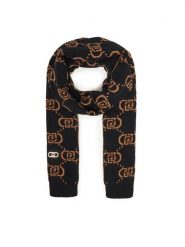 Liu Jo Szalik Sciapa Logo Monog 2F5004 M0300 Czarny. Czarne rękawiczki Liu Jo, bez wzorów, z materiału. Za 299.99 zł.