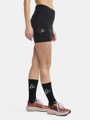 Craft Spódnico-spodenki "Pro Hypervent" w kolorze czarnym do biegania rozmiar: XL. Czarne spódnice Craft, na co dzień, xl, bez wzorów, z materiału, sportowe, bez kołnierzyka, bez ramiączek, proste. Za 139.34 zł.