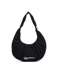 Karl Lagerfeld Jeans Torebka B2W30145 Czarny. Czarne torebki klasyczne Karl Lagerfeld Jeans, bez wzorów, z jeansu, bez dodatków. Za 709.99 zł.