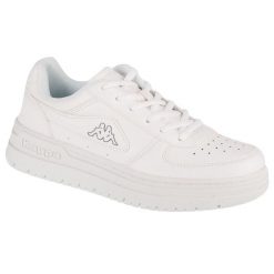 Buty sportowe Sneakersy damskie, Bash DLX. Białe obuwie sportowe Kappa, z gumy, bez zapięcia, trekkingowe. Za 252.00 zł.