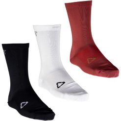 Skarpety rowerowe LEATT Socks MTB Endurance (3 pary). Białe skarpety LEATT, bez wzorów. Za 238.80 zł.