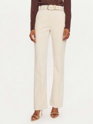 Rinascimento Spodnie materiałowe 1000769154920 Beżowy Regular Fit. Brązowe spodnie materiałowe Rinascimento, xl, bez wzorów, z materiału. Za 249.99 zł.