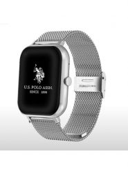 U.S. Polo Assn. Smartwatch w kolorze srebrnym rozmiar: onesize. Szare, cyfrowe zegarki U.S. Polo Assn., metalowe. Za 334.60 zł.