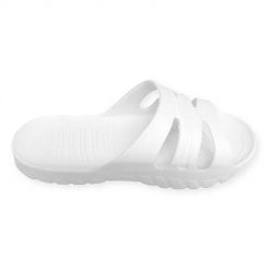 Beco Klapki Unisex Białe - EVA. Białe klapki 47 Brand, bez wzorów, z materiału, bez obcasa. Za 198.99 zł.
