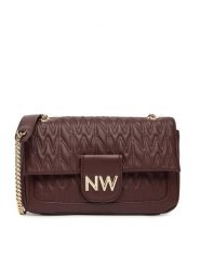 Nine West Torebka CEO-Astoria-Allure-LX10165 Bordowy. Czerwone torebki klasyczne Nine West, bez wzorów, z materiału, bez dodatków. Za 349.99 zł.