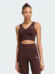 Adidas Biustonosz sportowy Essentials Seamless Bralette IA4524 Brązowy Regular Fit. Brązowe bielizna sportowa Adidas, xs, bez wzorów, z syntetyku. Za 149.99 zł.