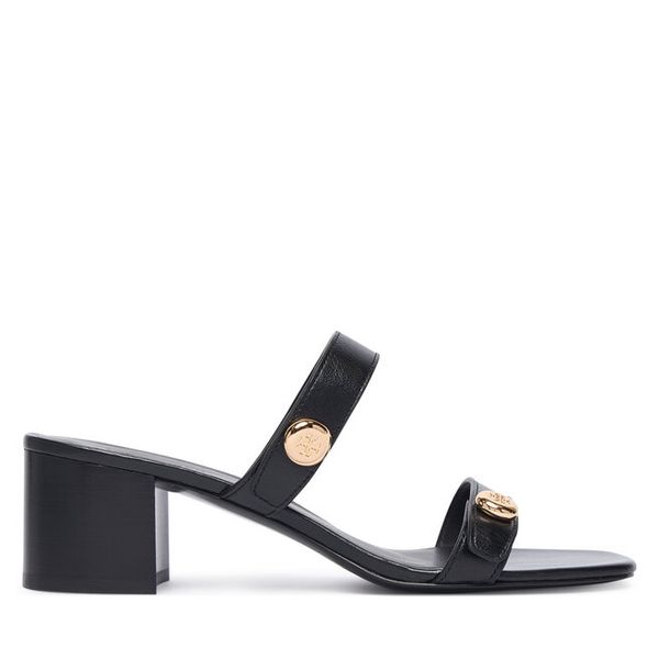 Klapki Tory Burch. Czarne klapki Tory Burch, bez wzorów, bez obcasa. Za 1,644.00 zł.