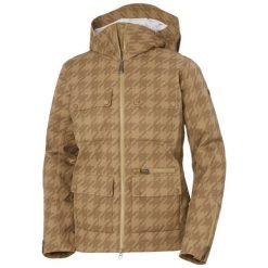 Kurtka damska Helly Hansen St. Moritz Ins 2.0. Brązowe kurtki narciarskie Helly Hansen, bez wzorów, bez kaptura, narciarskie. W wyprzedaży za 2,573.50 zł.