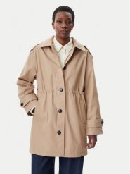 Tommy Hilfiger Parka Essential WW0WW43742 Beżowy Regular Fit. Brązowe parki TOMMY HILFIGER, z bawełny, bez kaptura. Za 719.99 zł.