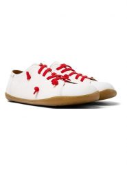 Camper Skórzane sneakersy "Peu Cami" w kolorze białym rozmiar: 42. Białe trampki Camper, bez wzorów, bez zapięcia. Za 478.99 zł.
