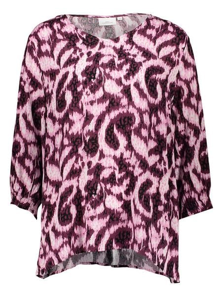 ONLY Bluzka w kolorze bordowo-jasnoróżowym rozmiar: 42. Czerwone bluzki Only, bez wzorów, z wiskozy, bez kołnierzyka, bez ramiączek. Za 126.99 zł.