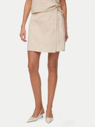 Vero Moda Spódnica jeansowa Liza 10332535 Beżowy jasny Regular Fit. Brązowe spódnice Vero Moda, xl, bez wzorów, z bawełny. Za 139.99 zł.