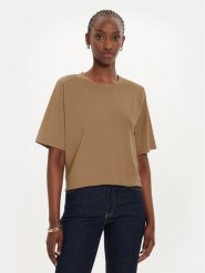 ViCOLO T-Shirt UB0294 Brązowy Regular Fit. Brązowe t-shirty ViCOLO, xl, bez wzorów, z bawełny, bez kołnierzyka, bez ramiączek. Za 79.99 zł.