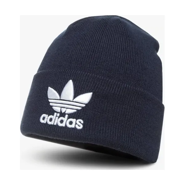Adidas Czapka Zimowa Trefoil Beanie , granatowy, rozmiar OSFM. Niebieskie czapki Adidas, z aplikacjami, z dzianiny. W wyprzedaży za 59.99 zł.