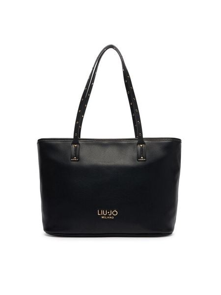 Liu Jo Torebka AF6071 E1120 Czarny. Czarne shopper Liu Jo, bez wzorów, ze skóry, bez dodatków. Za 499.99 zł.