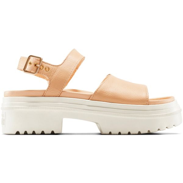 Sandały Converse Chuck Tlr As Lugged Heel Sandal. Brązowe sandały Converse, bez wzorów, ze skóry, sportowe, bez obcasa, bez zapięcia. Za 390.00 zł.