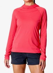 Bluza do biegania damska Rab Sonic Hoody. Czerwone bluzy RAB, l, bez wzorów, z materiału, z kapturem. Za 269.49 zł.