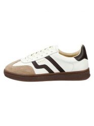 GANT Footwear Skórzane sneakersy "Cuzima" w kolorze kremowo-beżowo-brązowym rozmiar: 37. Brązowe trampki GANT Footwear, bez wzorów, bez zapięcia. Za 226.10 zł.
