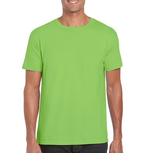 Koszulka Softstyle Dla Dorosłych Unisex. Szare bluzki GILDAN, m, bez wzorów, sportowe, bez kołnierzyka, bez ramiączek. Za 28.99 zł.