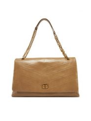 TWINSET Torebka 251TB7450 Brązowy. Brązowe torebki klasyczne Twinset, bez wzorów, ze skóry, bez dodatków. Za 1,589.00 zł.