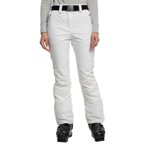 Spodnie narciarskie damskie CMP 3W05526. Białe spodnie narciarskie CMP, xs, bez wzorów, narciarskie. Za 639.99 zł.