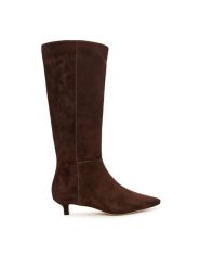 LAUREN RALPH LAUREN Kozaki Frncsa Tl Hl Bo Tal 802P15726002 Brązowy. Brązowe kozaki Lauren Ralph Lauren, ze skóry, bez obcasa, na szpilce, bez zapięcia. Za 1,299.00 zł.