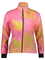 Mizuno Kurtka sportowa "Premium Aero" w kolorze jasnoróżowo-żółto-czarnym rozmiar: S. Różowe kurtki sportowe Mizuno, s, bez wzorów, bez kaptura, outdoorowe. Za 185.45 zł.