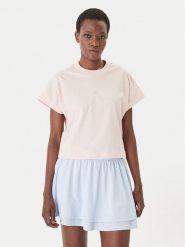 Adidas T-Shirt ALL SZN JY7807 Różowy Regular Fit. Czerwone t-shirty Adidas, s, bez wzorów, z bawełny, bez kołnierzyka, bez ramiączek. Za 129.99 zł.