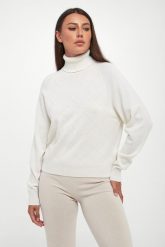 Golf damski wełniany z jedwabiem PESERICO. Golfy PESERICO, bez wzorów, z wełny, bez ramiączek. Za 2,649.00 zł.