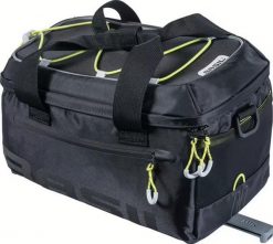Torba na bagażnik „Miles MIK 2.0”, czarna limonka. Czarne torby na ramię BASIL, bez wzorów, z materiału, eleganckie, na ramię, bez dodatków. Za 449.00 zł.