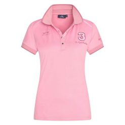 Damskie jeździeckie polo HV Polo Favouritas Tech. Czerwone koszulki polo HV POLO, s, bez wzorów, z materiału, bez kołnierzyka, bez ramiączek. Za 277.50 zł.