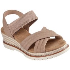 Sandały Skechers Desert Chill - Sweet, Kobiety. Brązowe sandały Skechers, bez wzorów, bez obcasa, bez zapięcia. Za 290.00 zł.