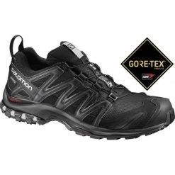 Salomon buty trekkingowe Xa Pro 3D Gtx W Black/Black/Grey 39.3. Czarne trekkingi Salomon, z gore-texu, wspinaczkowe. W wyprzedaży za 477.00 zł.
