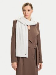Tommy Hilfiger Szalik Flag Fluffy AW0AW17787 Szary. Szare rękawiczki TOMMY HILFIGER, bez wzorów, z materiału. Za 259.99 zł.