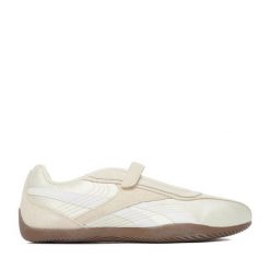 Baleriny Reebok. Brązowe baleriny Reebok, bez wzorów, bez obcasa. Za 299.99 zł.