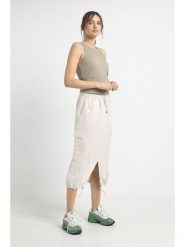 Josephine & Co Spódnica "Jax" w kolorze kremowym rozmiar: 46. Brązowe spódnice Josephine & Co, bez wzorów, midi, bombki. Za 230.99 zł.