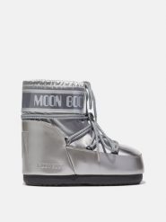Śniegowce damskie Moon Boot ICON LOW GLANCE BLACK SATIN BOOTS. Czarne trapery i śniegowce Moon Boot. W wyprzedaży za 719.19 zł.