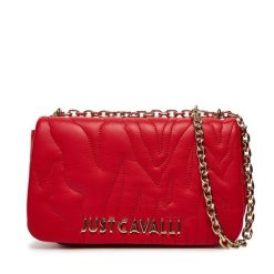 Torebka Just Cavalli. Czerwone torebki klasyczne Just Cavalli, bez wzorów, bez dodatków. Za 589.99 zł.