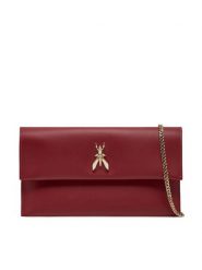 Patrizia Pepe Torebka CB5460/L011 Bordowy. Czerwone torebki klasyczne Patrizia Pepe, bez wzorów, ze skóry, bez dodatków. Za 649.99 zł.