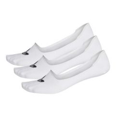 Skarpety krótkie stopki adidas No Show Socks 3P. Białe skarpety Adidas, bez wzorów, z bawełny. Za 30.00 zł.