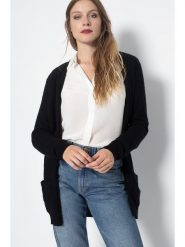 Perfect Cashmere Kaszmirowy kardigan "Pearl" w kolorze czarnym rozmiar: XL. Czarne kardigany Perfect Cashmere, xl, bez wzorów, z kaszmiru. Za 435.87 zł.