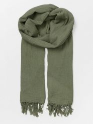 Becksöndergaard Szal "Ilona" w kolorze khaki - 200 x 100 cm rozmiar: onesize. Brązowe szaliki Becksöndergaard, bez wzorów, z bawełny. Za 56.99 zł.