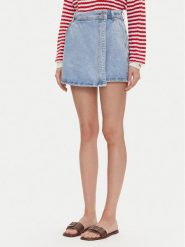 Pepe Jeans Spódnico-szorty PL801187 Niebieski Regular Fit. Niebieskie szorty Pepe Jeans, bez wzorów, z bawełny. Za 229.99 zł.
